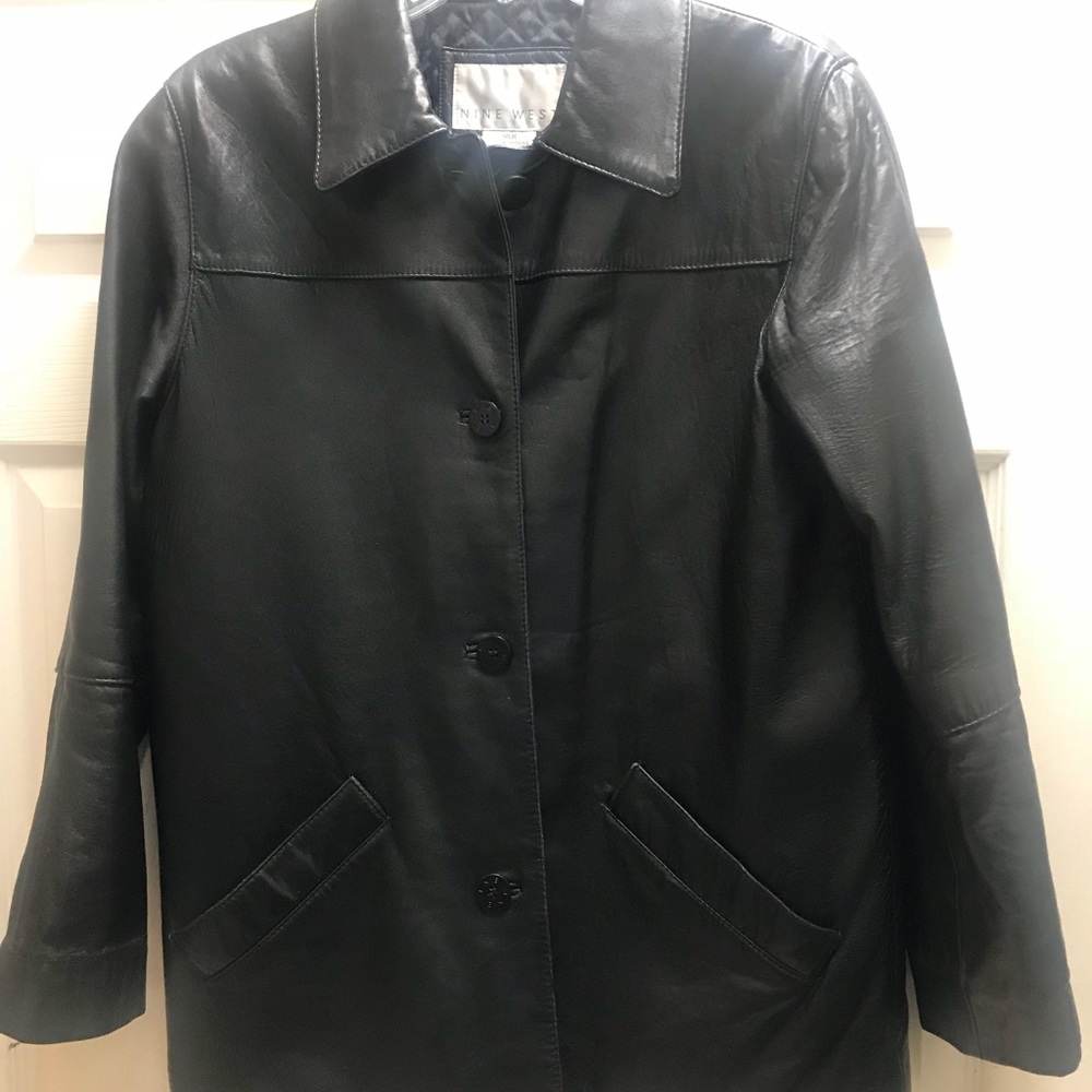 Nine West leather jacket